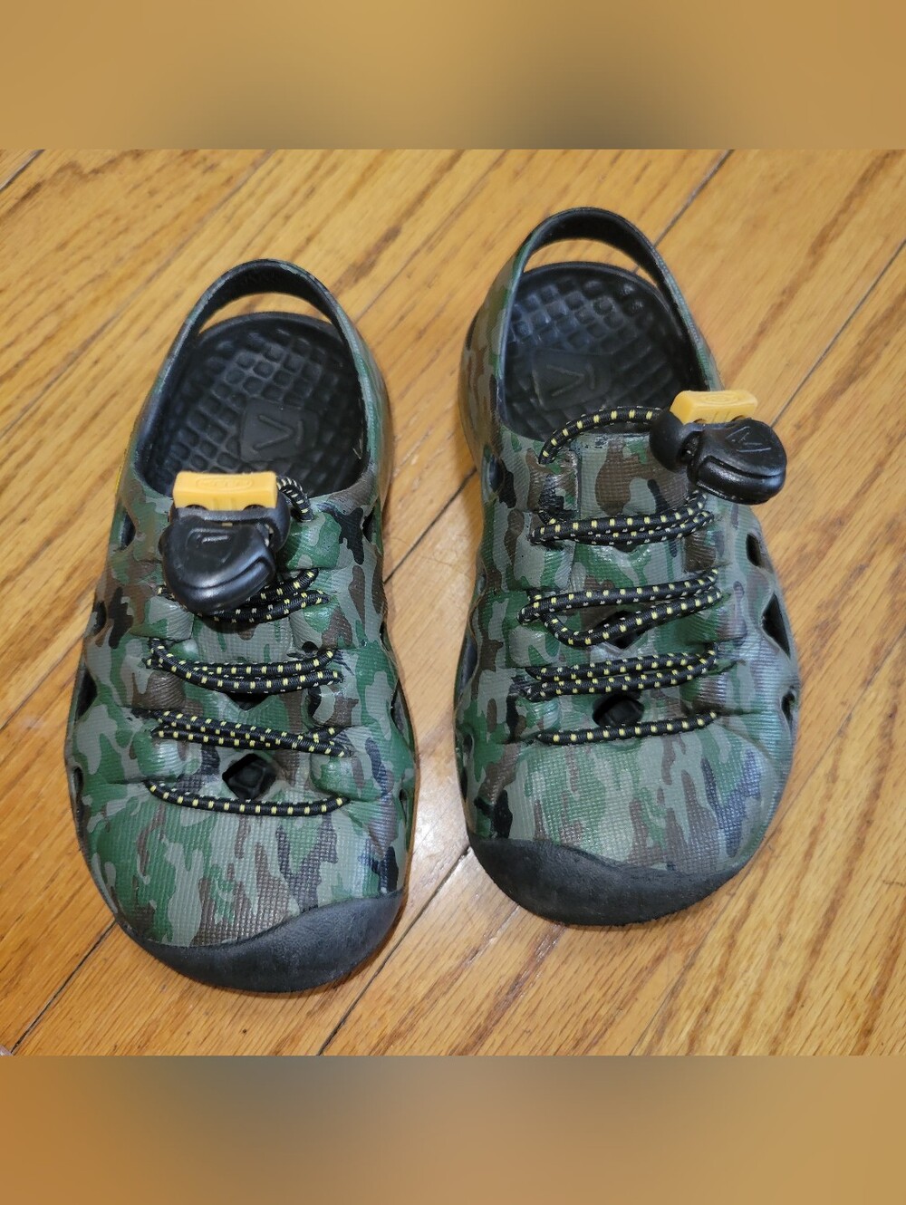 KEEN Rio Sandal 8 (Toddler), Brown Camo, 8 M US Toddler Waterproof Hike Outdoors